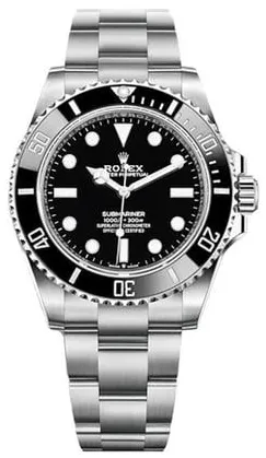 Rolex Submariner 124060 41mm Stainless steel Black