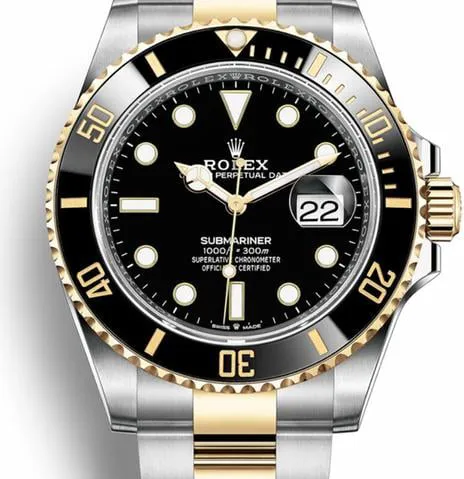 Rolex Submariner 126613LN 41mm Yellow gold and Stainless steel Black