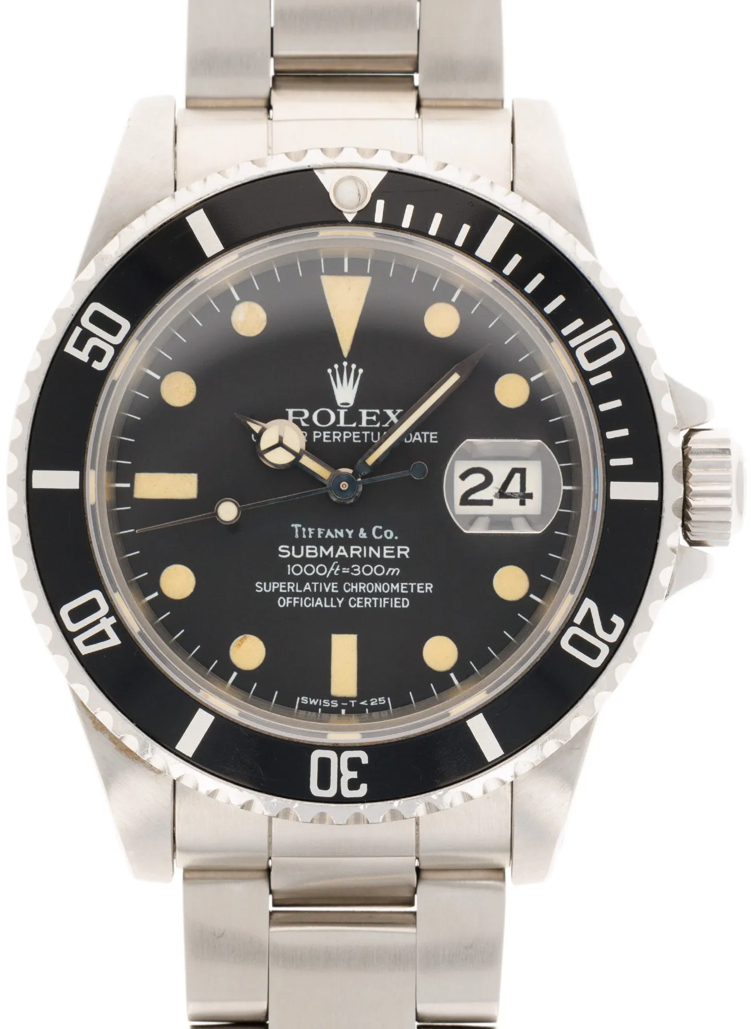 Rolex Submariner 16800 40mm Stainless steel Black