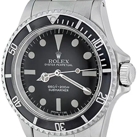 Rolex Submariner 5513 40mm Stainless steel Black