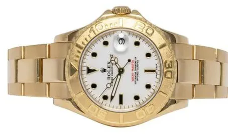 Rolex Yacht-Master 168628 35mm Yellow gold White