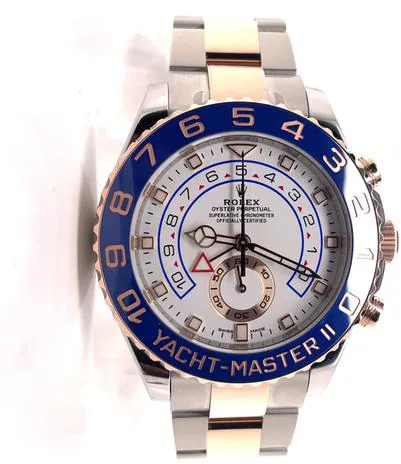 Rolex Yacht-Master II 116681 44mm Yellow gold and Stainless steel White