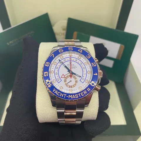 Rolex Yacht-Master II 116681 44mm Yellow gold and Stainless steel White