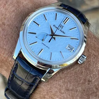 Seiko Grand Seiko SBGA407 40mm Stainless steel Blue