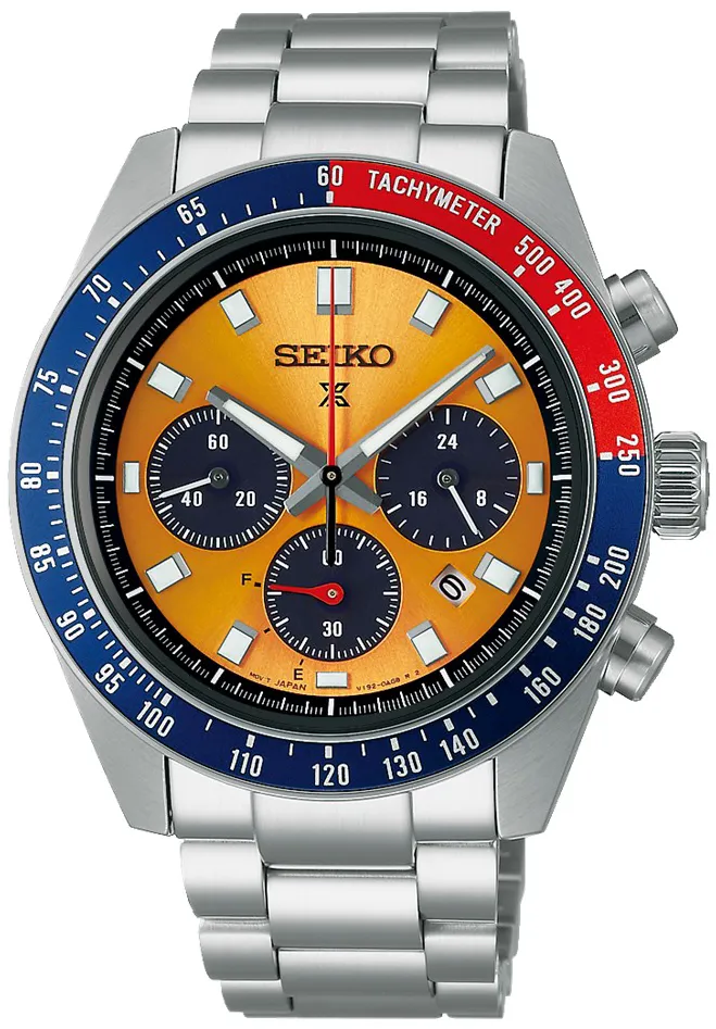 Seiko Prospex Solar Chronograph SSC947P1 41.5mm Stainless steel Yellow