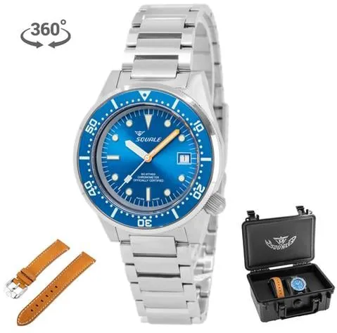 Squale 1521COSOCN.SQ20B 42mm Stainless steel Blue