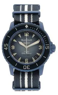 Swatch Scuba Fifty Fathoms SO35A100 42.5mm Plastic Blue