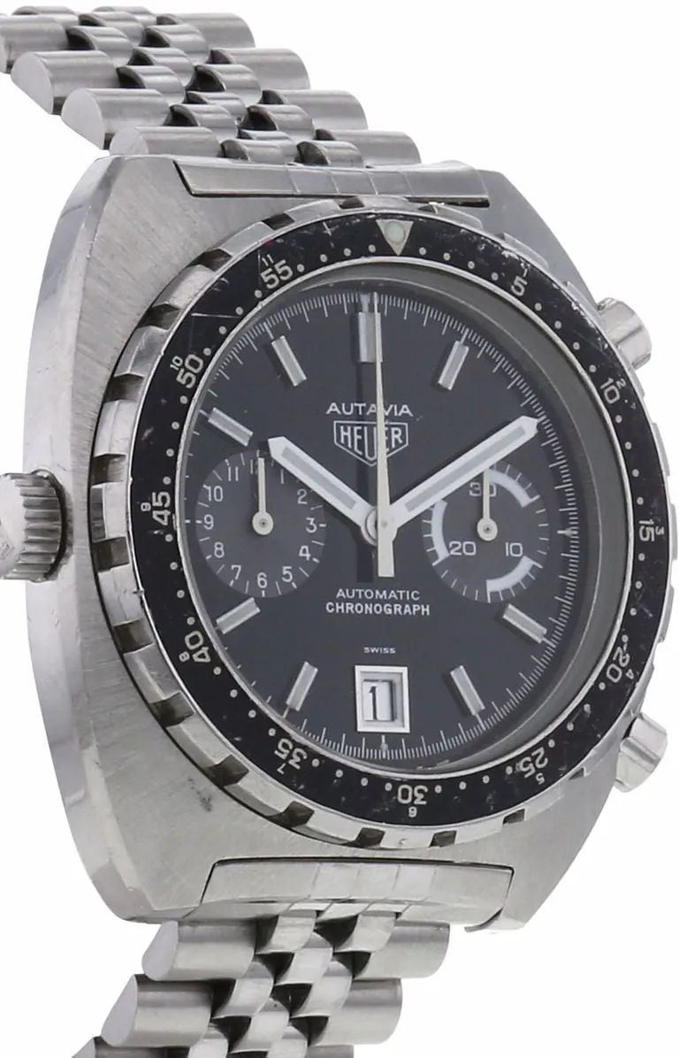 TAG Heuer Autavia 358543 41.5mm Stainless steel Black 3