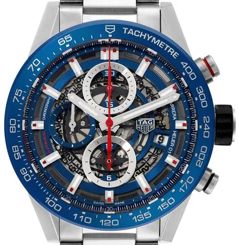 TAG Heuer Carrera CAR201T.BA0766 43mm Stainless steel Skeleton