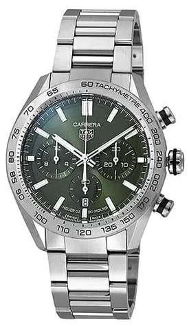 TAG Heuer Carrera CBN2A10.BA0643 44mm Stainless steel Green