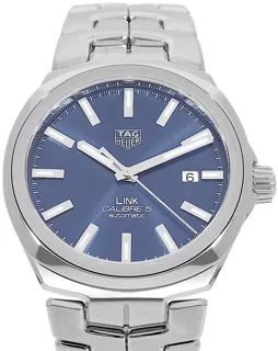 TAG Heuer Link Calibre 5 WBC2112.BA0603 Stainless steel Blue