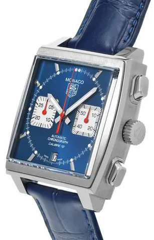 TAG Heuer Monaco Calibre 12 CAW2111.FC6183 39mm Stainless steel Blue 1