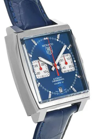 TAG Heuer Monaco Calibre 12 CAW2111.FC6183 39mm Stainless steel Blue 2