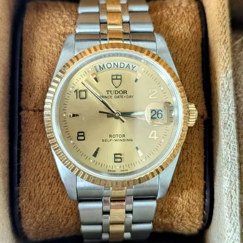 Tudor Prince Date 76213-0001 36mm Stainless steel Champagne 1