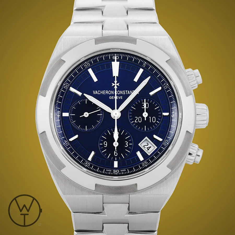 Vacheron Constantin Overseas Chronograph 5500V/110A-B148 42.5mm Stainless steel Blue