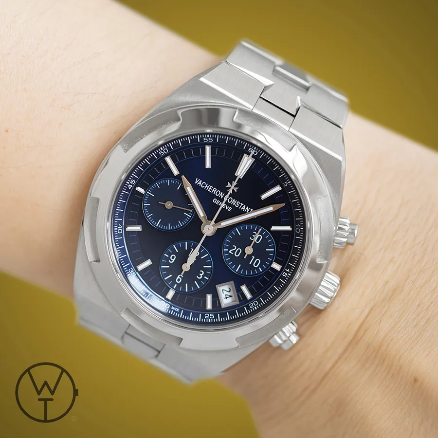 Vacheron Constantin Overseas Chronograph 5500V/110A-B148 42.5mm Stainless steel Blue 1