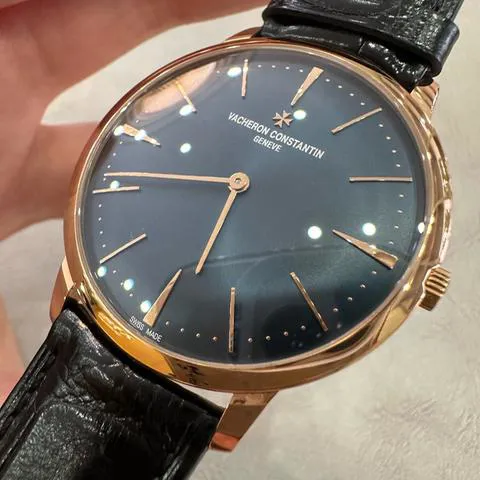 Vacheron Constantin Patrimony 81180/000R-B518 40mm Rose gold Blue