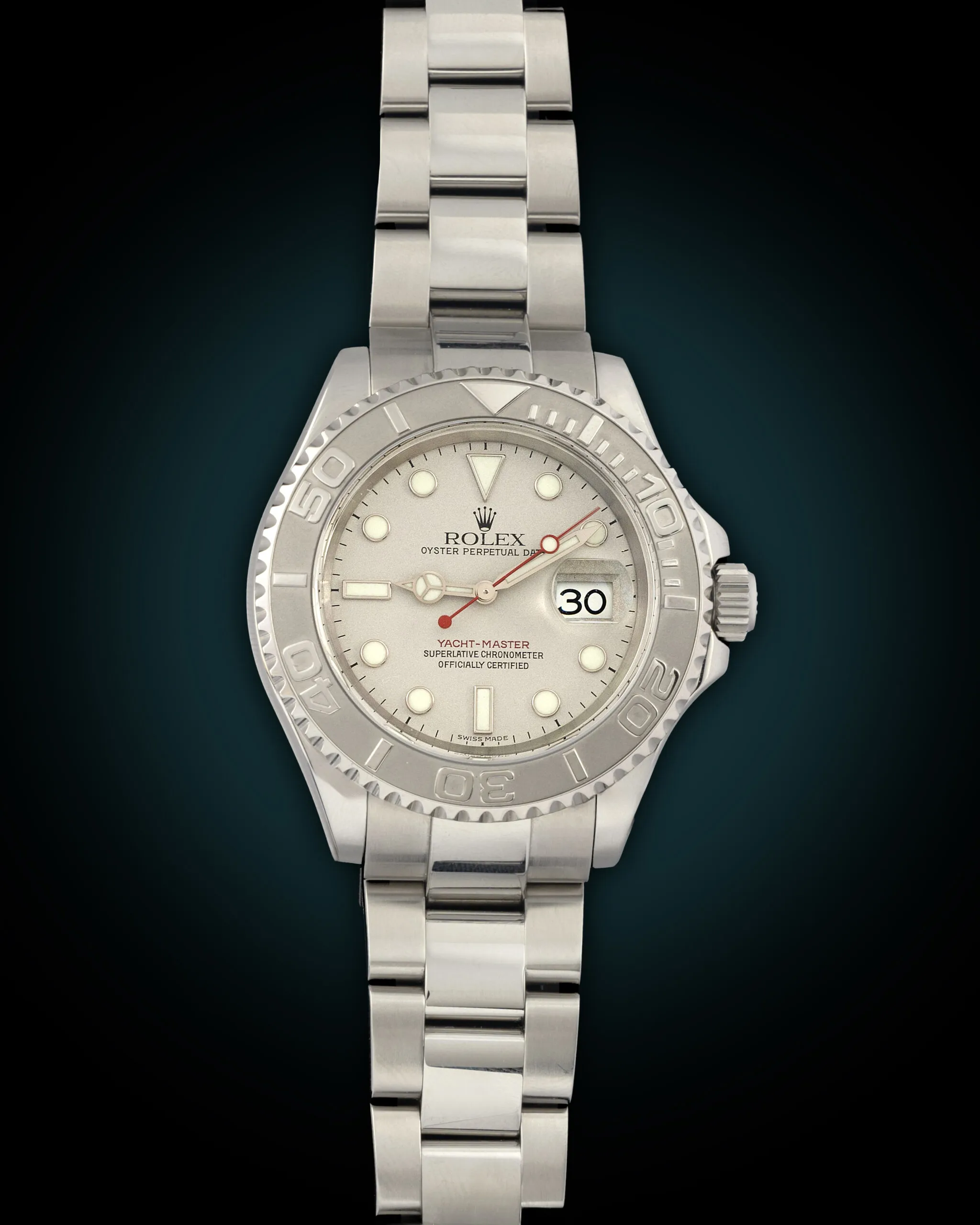 Rolex Yacht-Master 16622 40mm Acciaio Silver