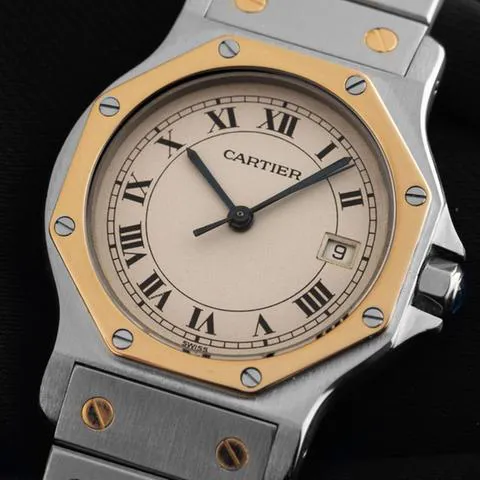 Cartier Santos 187902 30mm Yellow gold and Stainless steel 2