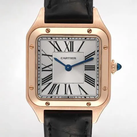 Cartier Santos Dumont WGSA0022 38mm Rose gold Silver