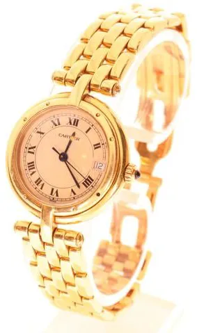 Cartier Cougar 887904 33mm Yellow gold White