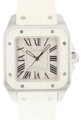 Cartier Santos 100 2878 33mm Stainless steel Silver
