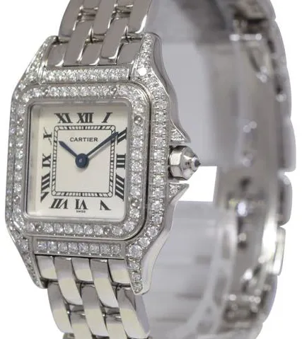 Cartier Panthère 1660 22mm White gold Champagne 2