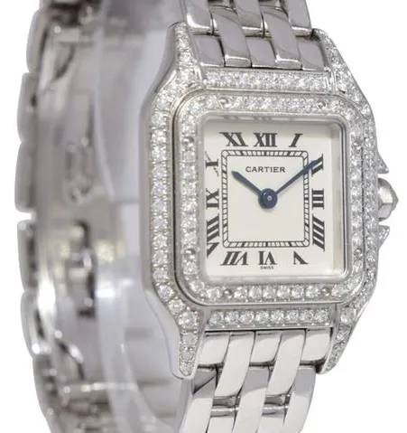 Cartier Panthère 1660 22mm White gold Champagne 4