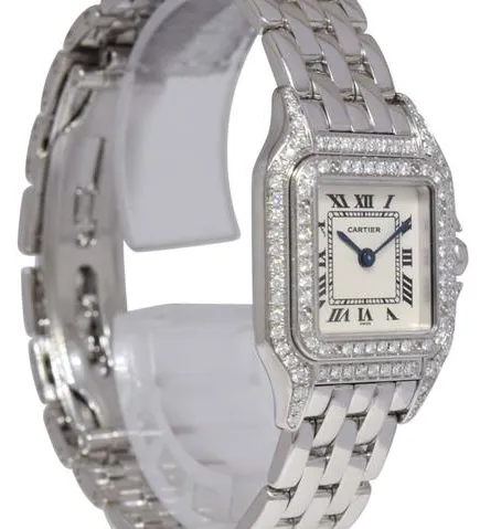 Cartier Panthère 1660 22mm White gold Champagne 5