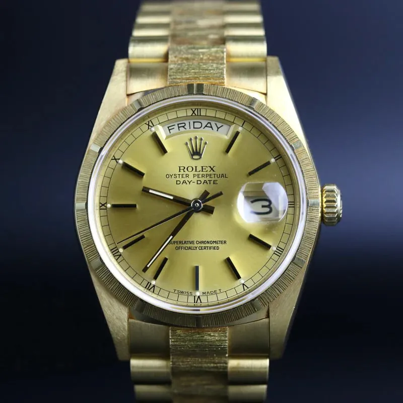 Rolex Day-Date 36 18078 36mm Yellow gold Champagne