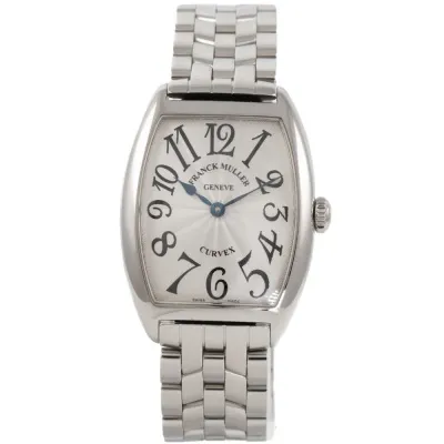 Franck Muller Cintree Curvex 7502 QZ 32mm Stainless steel Silver