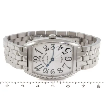 Franck Muller Cintree Curvex 7502 QZ 32mm Stainless steel Silver 5