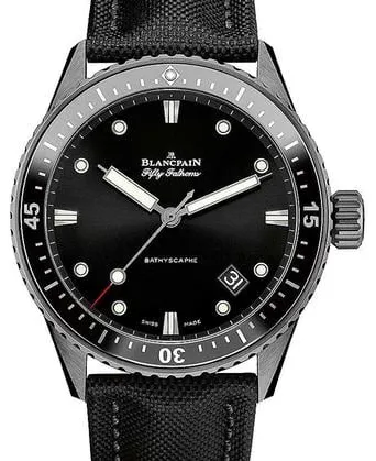 Blancpain Fifty Fathoms 5000-0130-B52A 43mm Ceramic Black