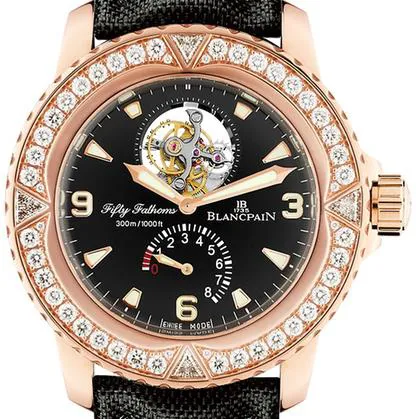 Blancpain Fifty Fathoms 5025-9530-52A 45mm Rose gold Black