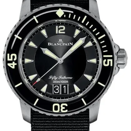 Blancpain Fifty Fathoms 5050-12B30-NABA 45mm Titanium Black