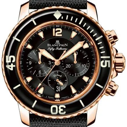 Blancpain Fifty Fathoms 5085F-3630-52A 45mm Rose gold Black