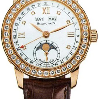 Blancpain Léman 2360-2991a-55a 34mm Rose gold Mother-of-pearl