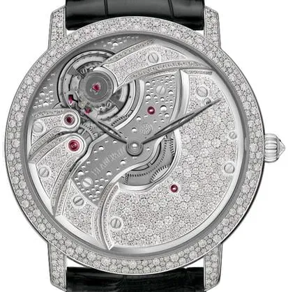 Blancpain Villeret 6616-9400-55B 43mm White gold Skeleton