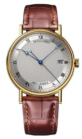 Breguet Classique 5177ba/15/9v6 38mm Yellow gold Silver