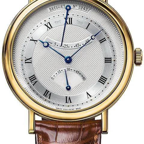 Breguet Classique 5207BA/12/9V6 39mm Yellow gold Silver