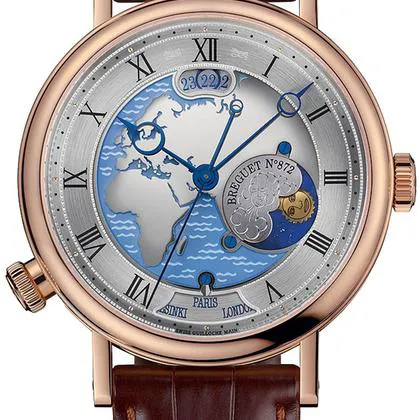 Breguet Classique 5717br/eu/9zu 43mm Rose gold Blue and Artistic dial