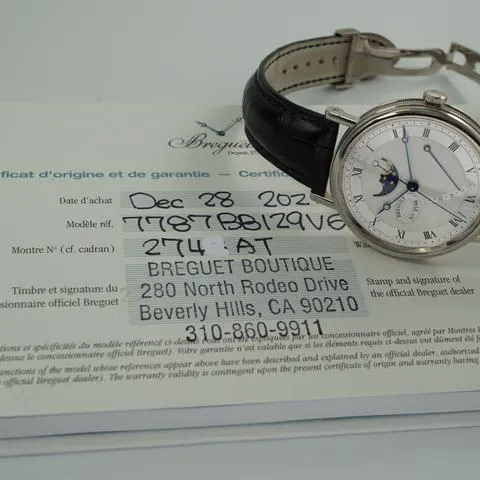 Breguet Classique 7787BB/12/9V6 39mm White gold Silver 5