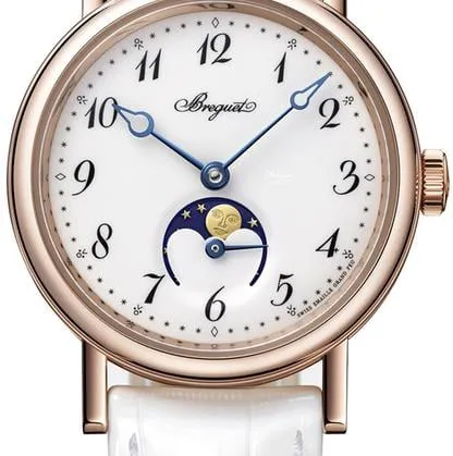 Breguet Classique 9087BR/29/964 30mm Rose gold White