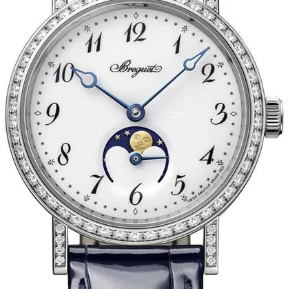 Breguet Classique 9088BB/29/964/DD0D 30mm White gold White