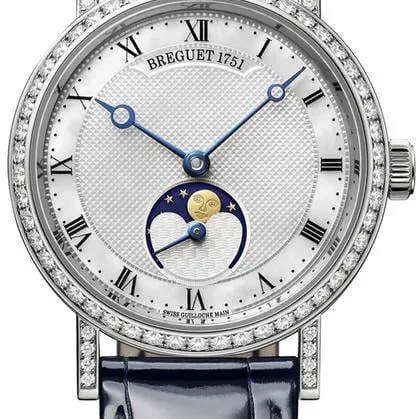 Breguet Classique 9088BB/52/964/DD0D 30mm White gold White