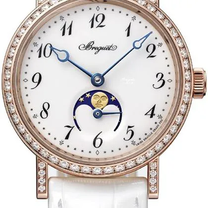 Breguet Classique 9088BR/29/964/DD0D 30mm Rose gold White