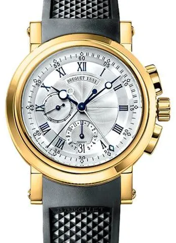 Breguet Marine 5827BA/12/5ZU 42mm Yellow gold and 18k yellow gold Silver