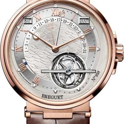 Breguet Marine 5887BR/12/9WV 43.9mm Rose gold Silver