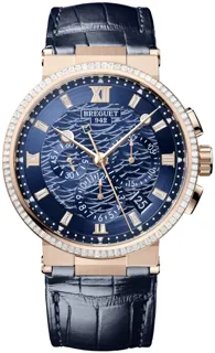 Breguet Marine 5529BR/YD/9WV/D0 Rose gold Blue