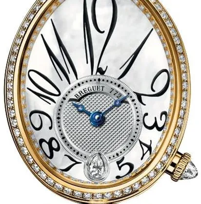 Breguet Reine de Naples 8918BA/58/J20.D000 28.5mm Yellow gold White